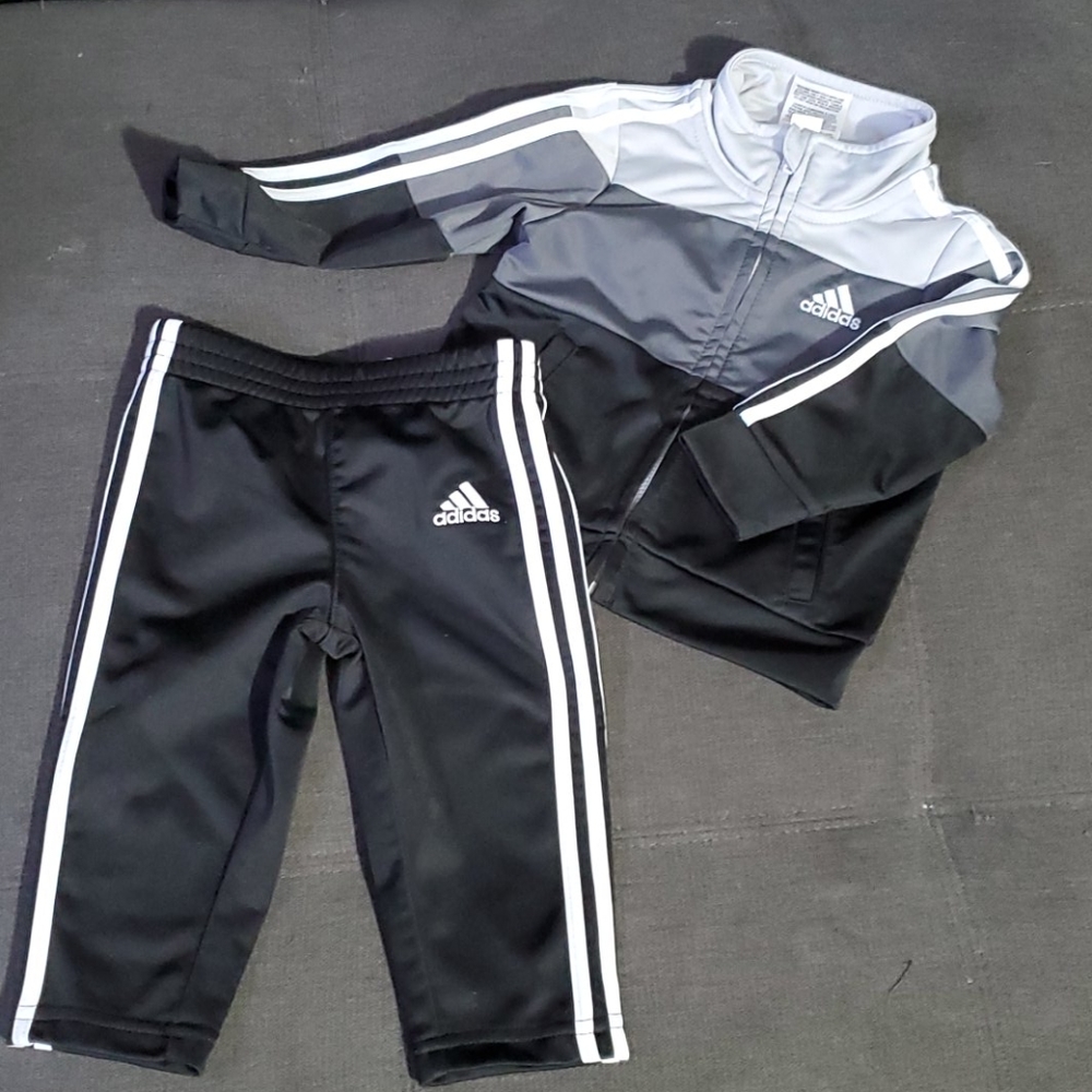 Baby Adidas Tracksuit and Sneakers